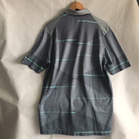 Nike Golf Men's Polo Gray Dri-Fit Tour Performance Activewear Shirt Size M - Picture 7 of 8